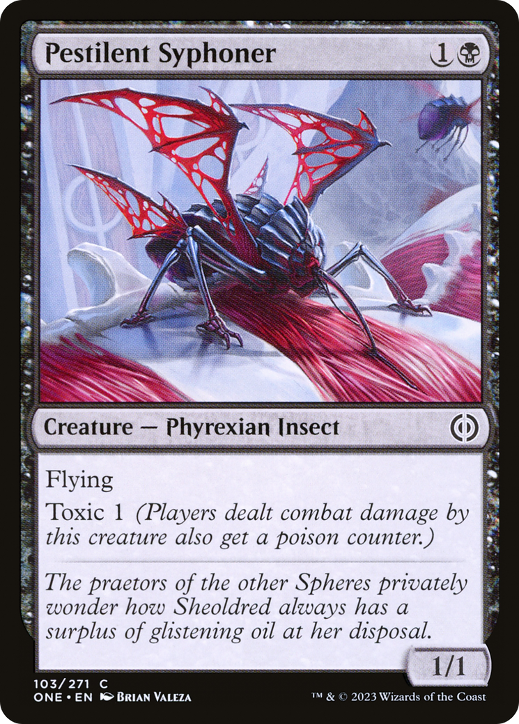 Pestilent Syphoner [Phyrexia: All Will Be One] | Spectrum Games