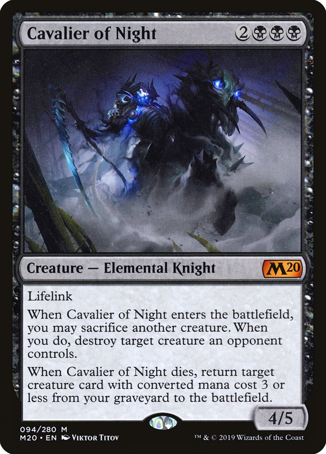 Cavalier of Night [Core Set 2020] | Spectrum Games
