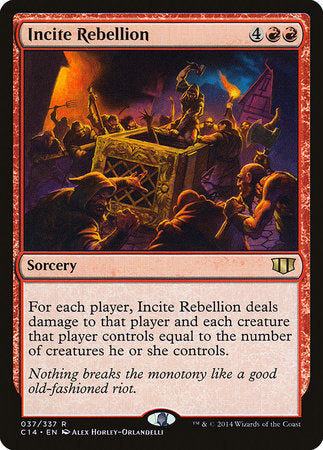 Incite Rebellion [Commander 2014] | Spectrum Games