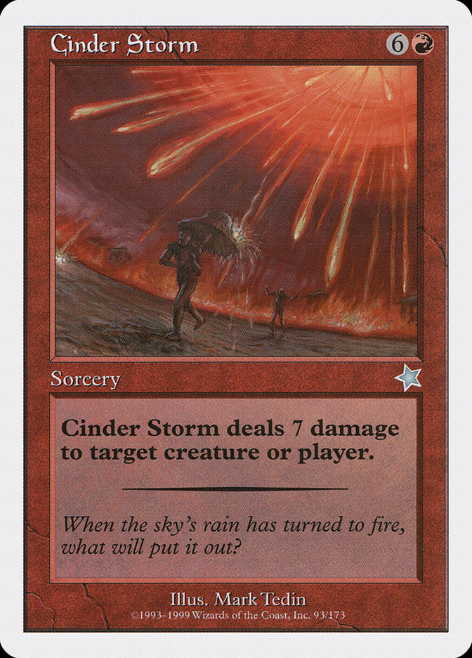 Cinder Storm [Starter 1999] | Spectrum Games