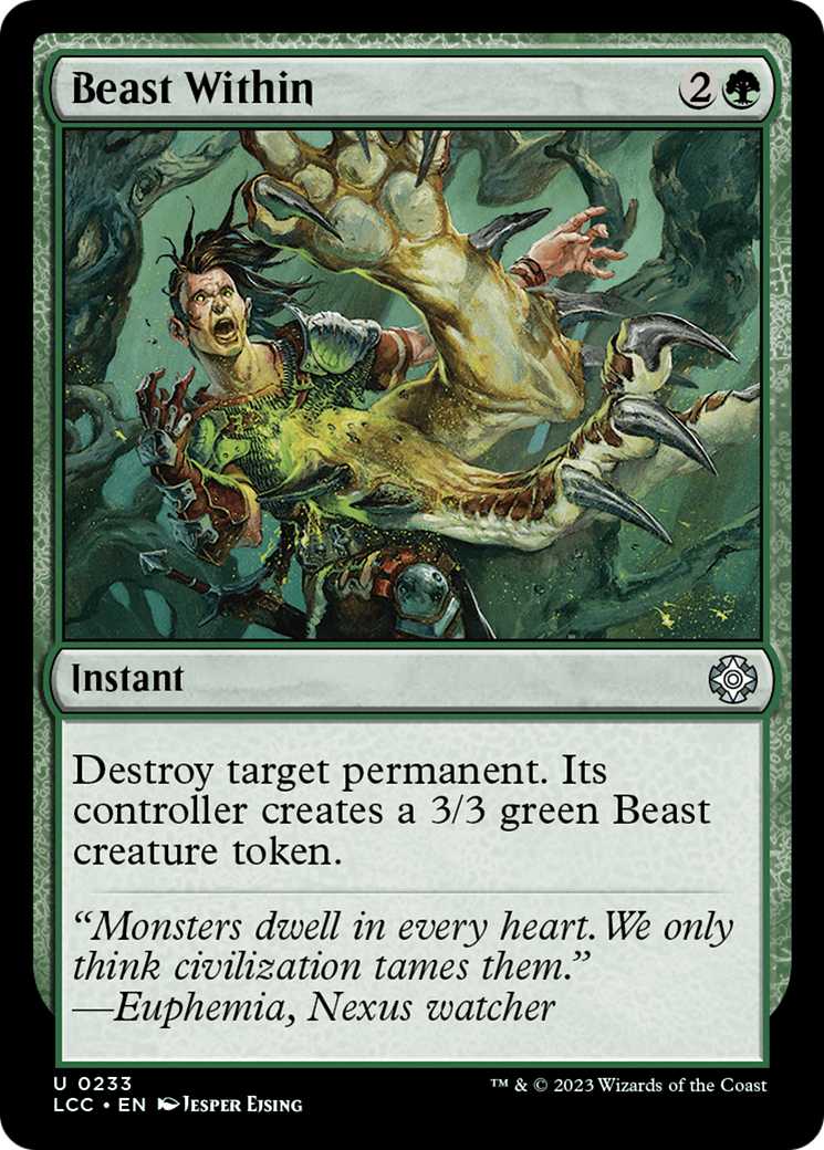 Beast Within [The Lost Caverns of Ixalan Commander] | Spectrum Games