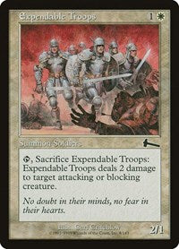 Expendable Troops [Urza's Legacy] | Spectrum Games