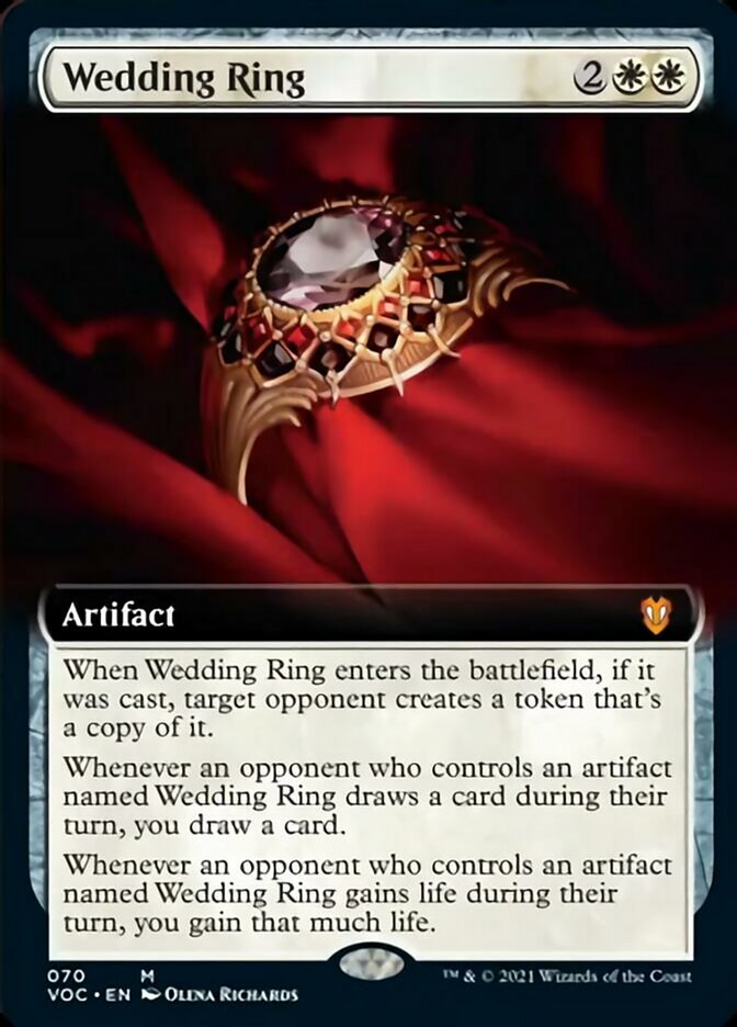 Wedding Ring (Extended) [Innistrad: Crimson Vow Commander] | Spectrum Games
