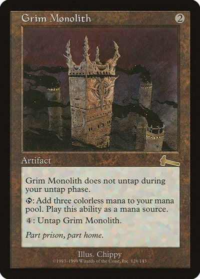 Grim Monolith [Urza's Legacy] | Spectrum Games