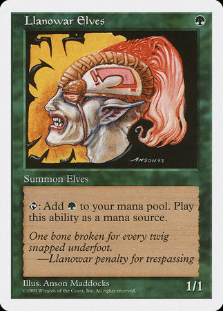 Llanowar Elves [Fifth Edition] | Spectrum Games