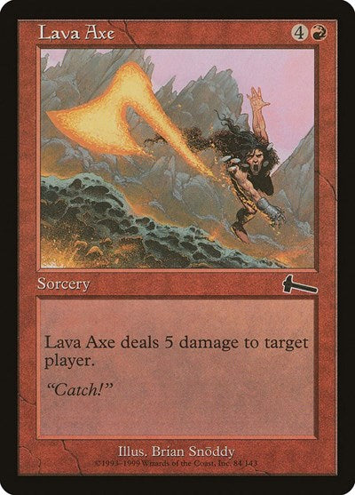 Lava Axe [Urza's Legacy] | Spectrum Games