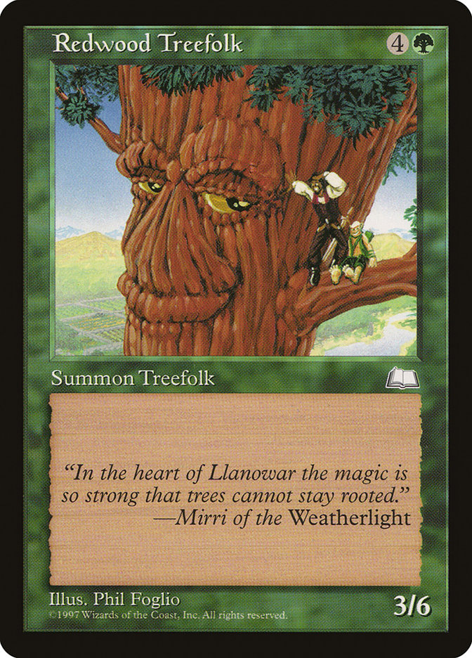 Redwood Treefolk [Weatherlight] | Spectrum Games
