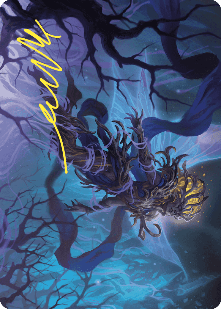 Sleep-Cursed Faerie Art Card (Gold-Stamped Signature) [Wilds of Eldraine Art Series] | Spectrum Games