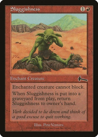 Sluggishness [Urza's Legacy] | Spectrum Games