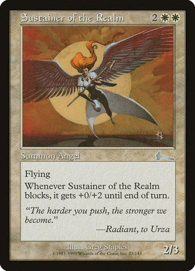 Sustainer of the Realm [Urza's Legacy] | Spectrum Games