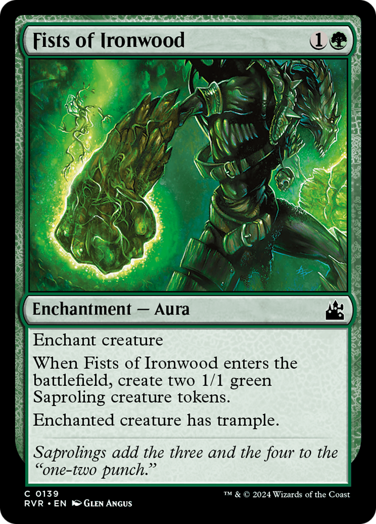 Fists of Ironwood [Ravnica Remastered] | Spectrum Games