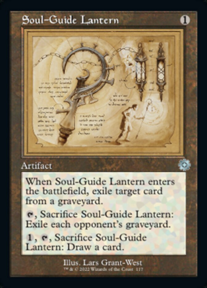 Soul-Guide Lantern (Retro Schematic) [The Brothers' War Retro Artifacts] | Spectrum Games