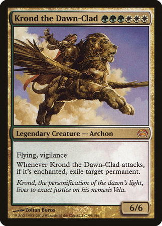 Krond the Dawn-Clad [Planechase 2012] | Spectrum Games