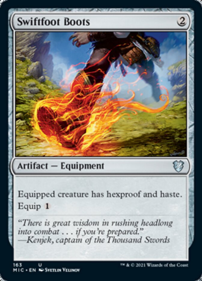 Swiftfoot Boots [Innistrad: Midnight Hunt Commander] | Spectrum Games