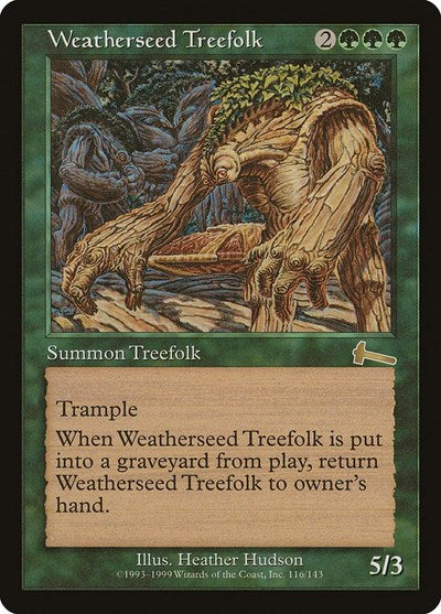 Weatherseed Treefolk [Urza's Legacy] | Spectrum Games