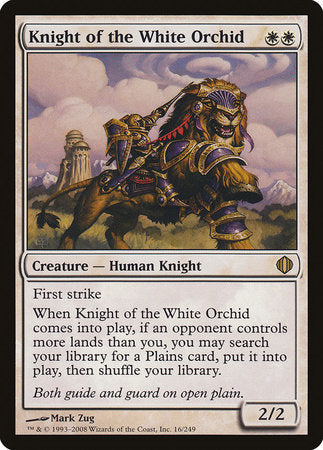 Knight of the White Orchid [Shards of Alara] | Spectrum Games