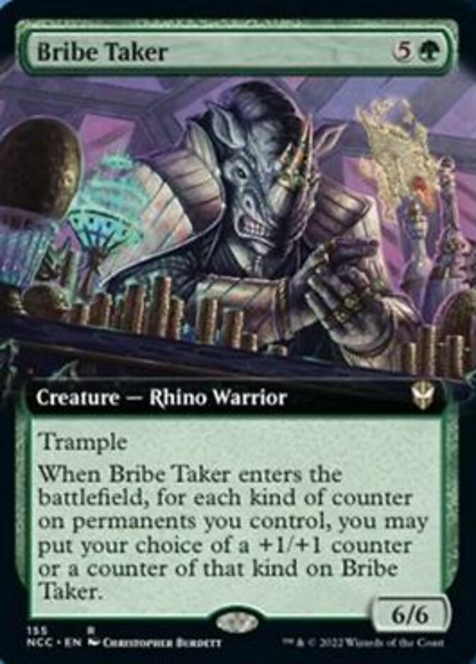 Bribe Taker (Extended Art) [Streets of New Capenna Commander] | Spectrum Games