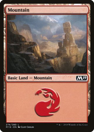 Mountain (274) [Core Set 2019] | Spectrum Games