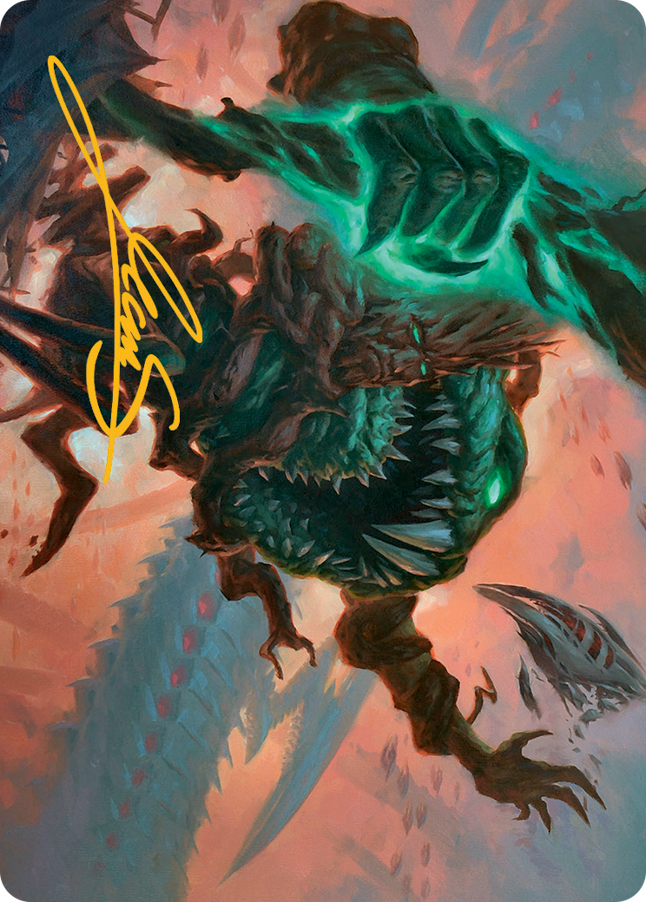Yargle and Multani Art Card (Gold-Stamped Signature) [March of the Machine Art Series] | Spectrum Games