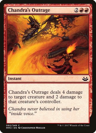 Chandra's Outrage [Modern Masters 2017] | Spectrum Games