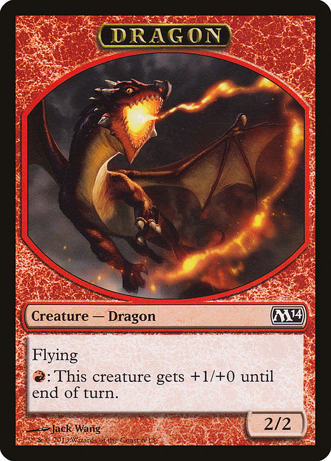 Dragon [Magic 2014 Tokens] | Spectrum Games