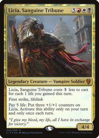 Licia, Sanguine Tribune [Commander 2017] | Spectrum Games