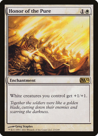 Honor of the Pure [Magic 2012] | Spectrum Games