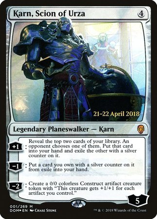 Karn, Scion of Urza [Dominaria Promos] | Spectrum Games