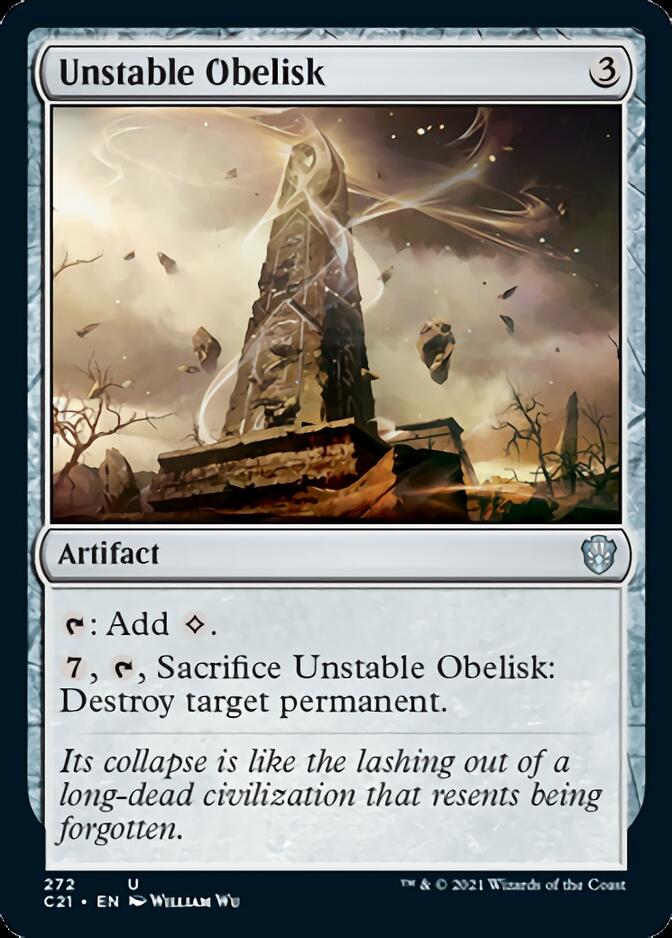 Unstable Obelisk [Commander 2021] | Spectrum Games
