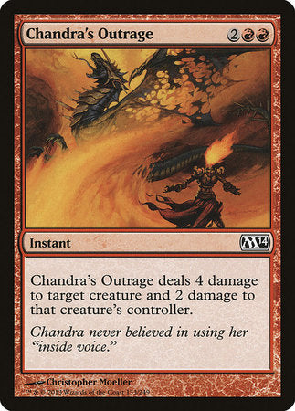 Chandra's Outrage [Magic 2014] | Spectrum Games