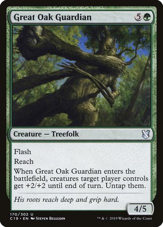 Great Oak Guardian [Commander 2019] | Spectrum Games
