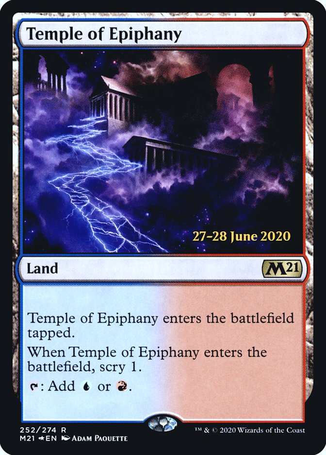 Temple of Epiphany  [Core Set 2021 Prerelease Promos] | Spectrum Games