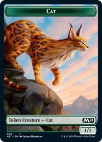 Cat (020) // Dog Double-sided Token [Core Set 2021 Tokens] | Spectrum Games