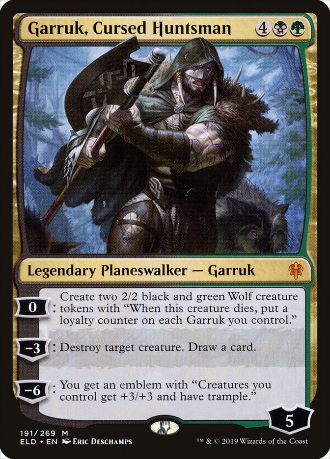 Garruk, Cursed Huntsman [Throne of Eldraine] | Spectrum Games