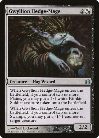 Gwyllion Hedge-Mage [Commander 2011] | Spectrum Games