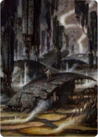 Grimclimb Pathway Art Card [Zendikar Rising Art Series] | Spectrum Games