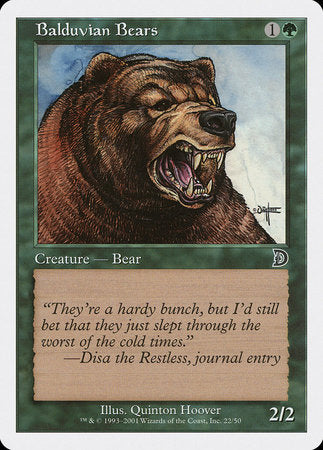 Balduvian Bears [Deckmasters] | Spectrum Games