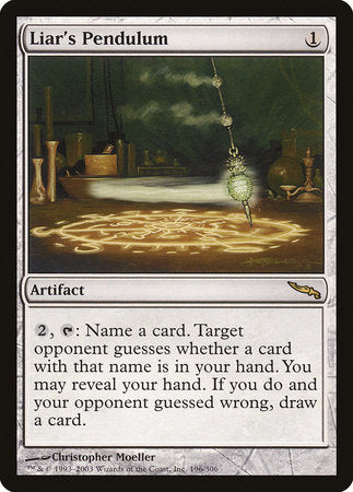 Liar's Pendulum [Mirrodin] | Spectrum Games