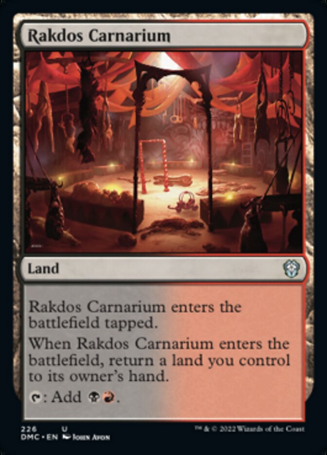 Rakdos Carnarium [Dominaria United Commander] | Spectrum Games