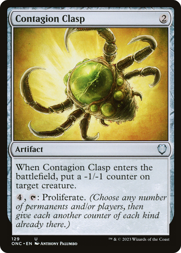 Contagion Clasp [Phyrexia: All Will Be One Commander] | Spectrum Games
