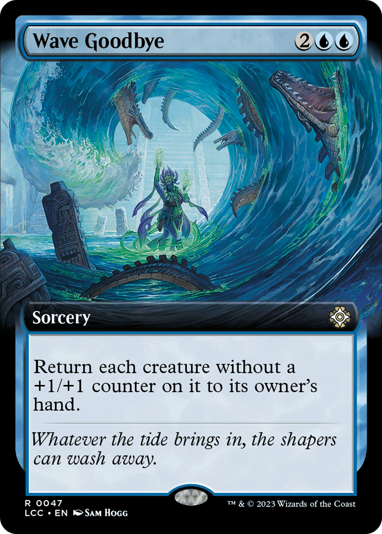 Wave Goodbye (Extended Art) [The Lost Caverns of Ixalan Commander] | Spectrum Games