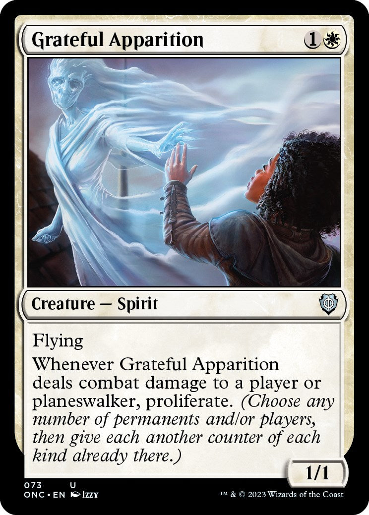 Grateful Apparition [Phyrexia: All Will Be One Commander] | Spectrum Games