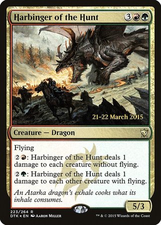 Harbinger of the Hunt [Dragons of Tarkir Promos] | Spectrum Games