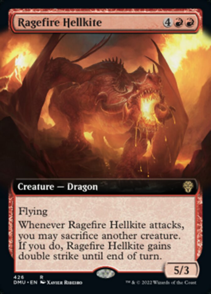 Ragefire Hellkite (Extended Art) [Dominaria United] | Spectrum Games