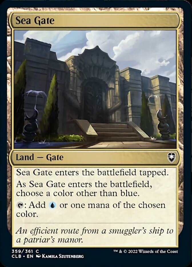Sea Gate [Commander Legends: Battle for Baldur's Gate] | Spectrum Games