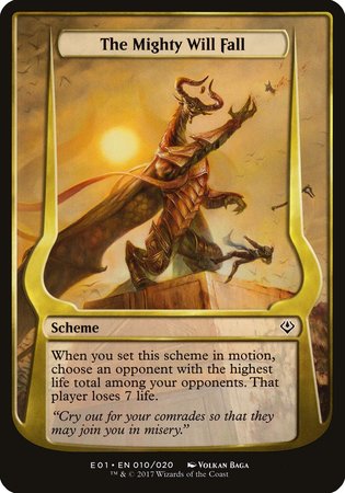 The Mighty Will Fall (Archenemy: Nicol Bolas) [Archenemy: Nicol Bolas Schemes] | Spectrum Games