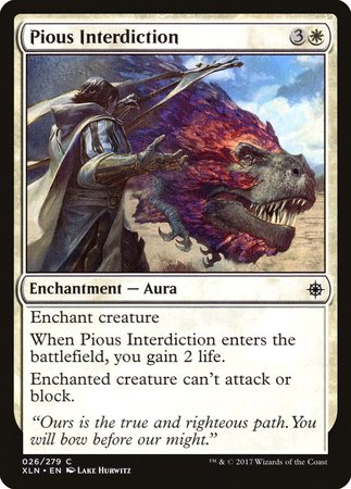 Pious Interdiction [Ixalan] | Spectrum Games