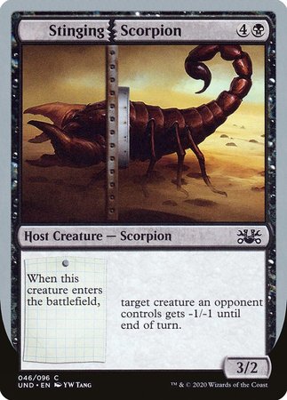 Stinging Scorpion [Unsanctioned] | Spectrum Games