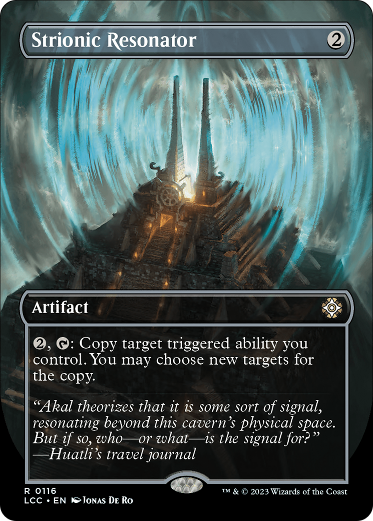 Strionic Resonator (Borderless) [The Lost Caverns of Ixalan Commander] | Spectrum Games