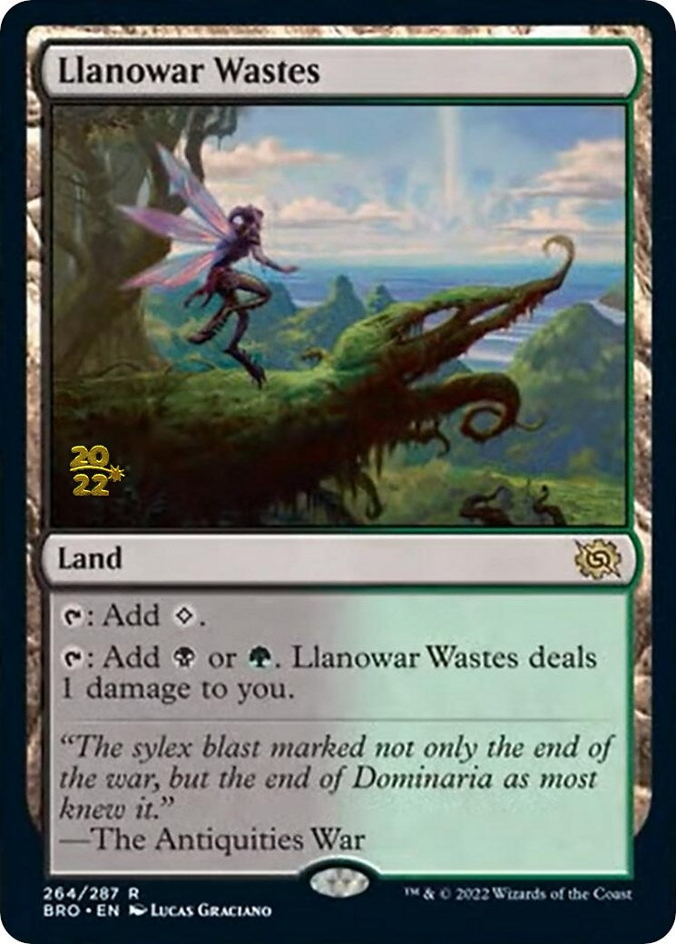 Llanowar Wastes [The Brothers' War: Prerelease Promos] | Spectrum Games